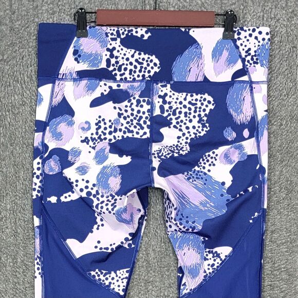 Under Armour Leggings Womens XL Bluish Purple Breathelux Print Athletic #1366941 - Picture 9 of 14
